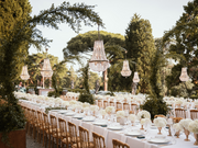 wedding dinner tuscany italy