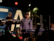 Burce Johnston Beach Boys performing in Villa Bibbiani's botanical park event