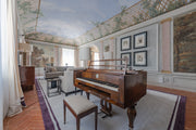 piano room in Villa Bibbiani
