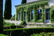 side view of the villa