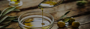 olive oil from villa on the table